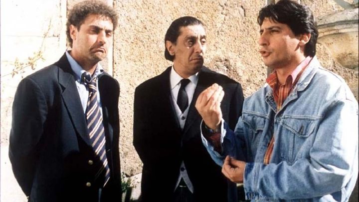 Una scena tratta dal film Fratelli coltelli