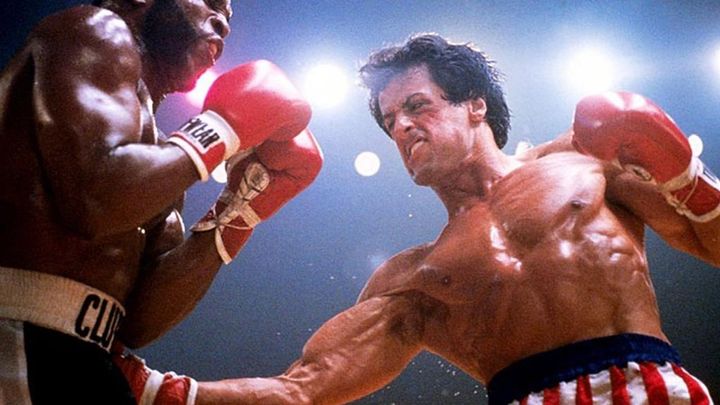 Una scena tratta dal film Rocky III