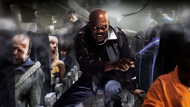 Una scena tratta dal film Snakes on a Plane