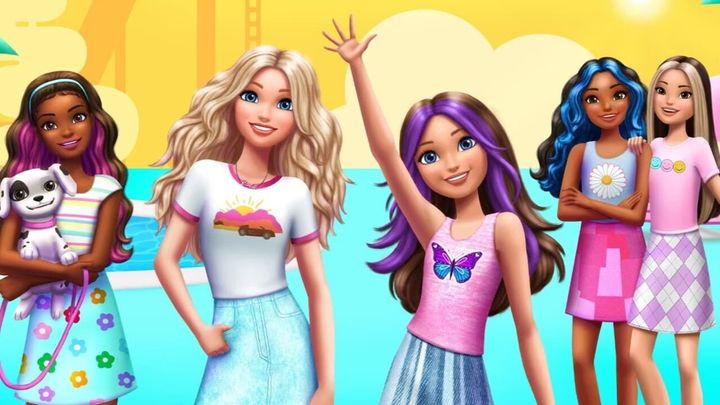 Una scena tratta dal film Barbie Skipper: avventure da babysitter