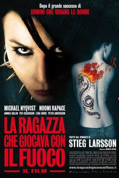 Locandina La ragazza che giocava con il fuoco