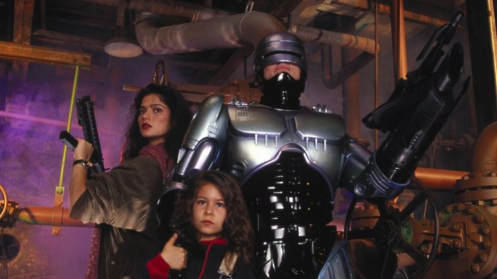 Una scena tratta dal film RoboCop 3