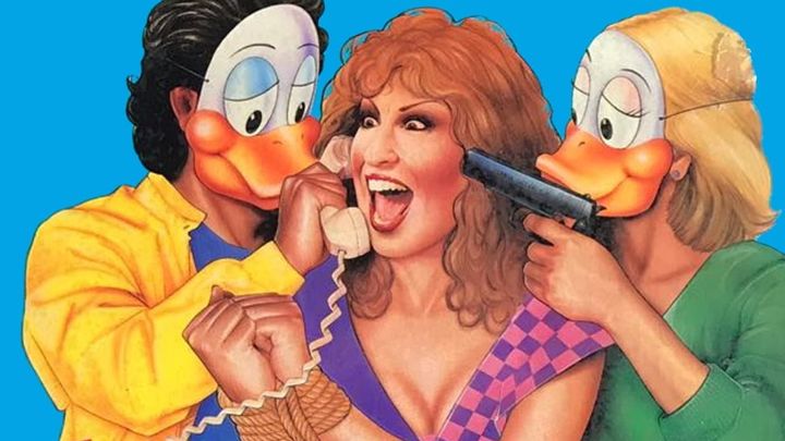 Una scena tratta dal film Per favore, ammazzatemi mia moglie