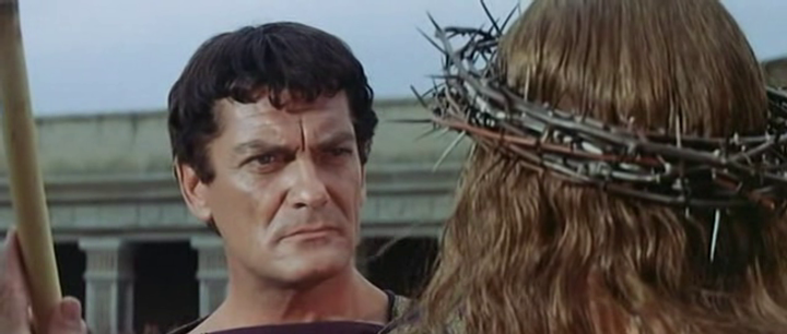Una scena tratta dal film Ponzio Pilato
