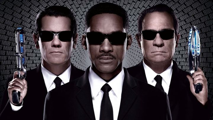 Una scena tratta dal film Men in Black 3