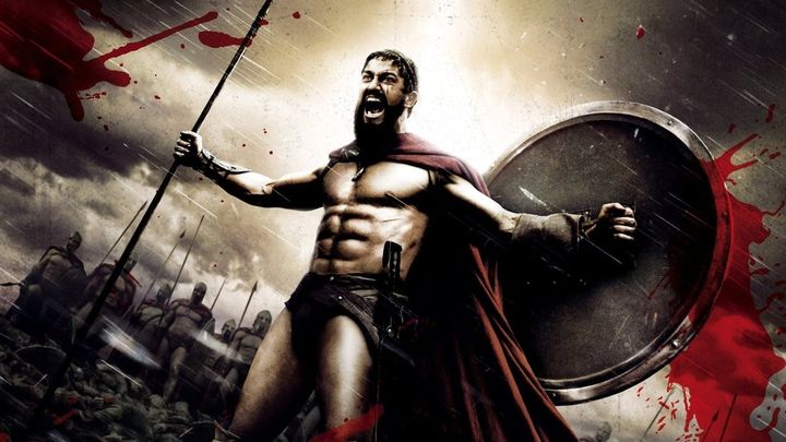 Una scena tratta dal film 300