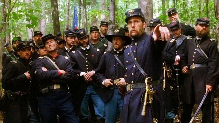 Una scena tratta dal film Gettysburg