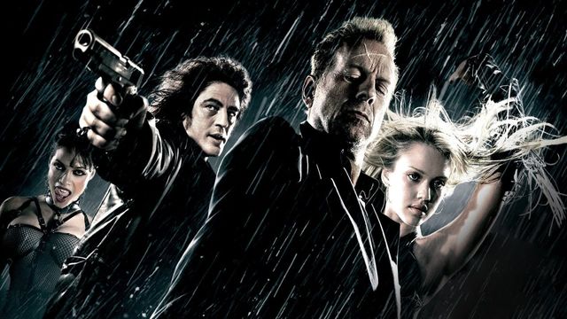 Una scena tratta dal film Sin City