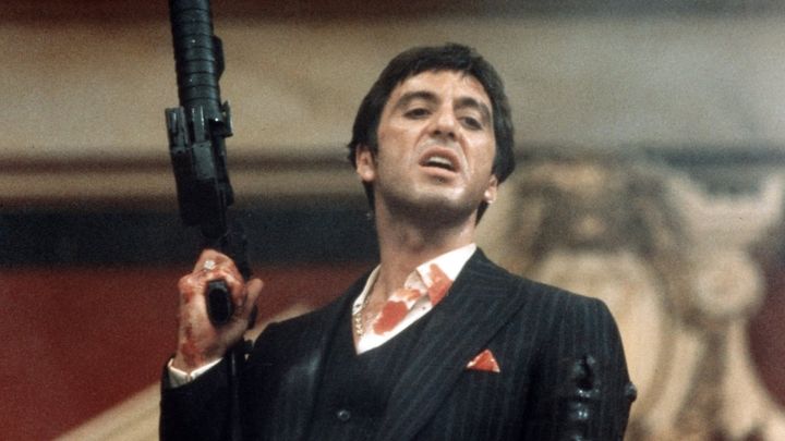 Una scena tratta dal film Scarface