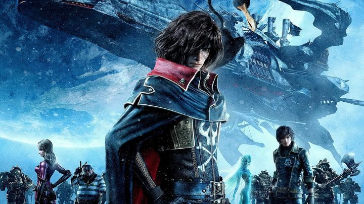 Una scena tratta dal film Capitan Harlock