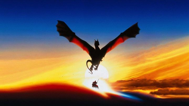 Una scena tratta dal film Dragonheart