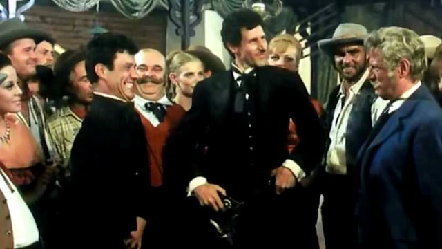 Una scena tratta dal film Due mafiosi nel Far West