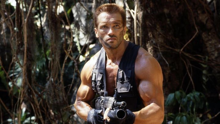 Una scena tratta dal film Predator