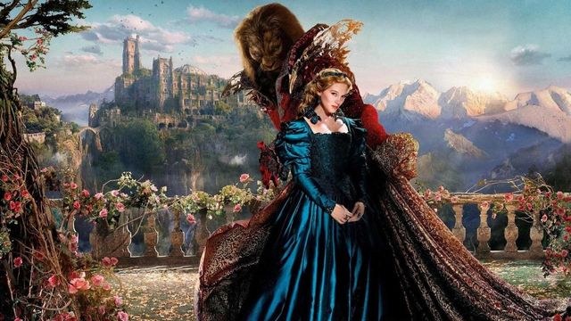 Una scena tratta dal film La bella e la bestia