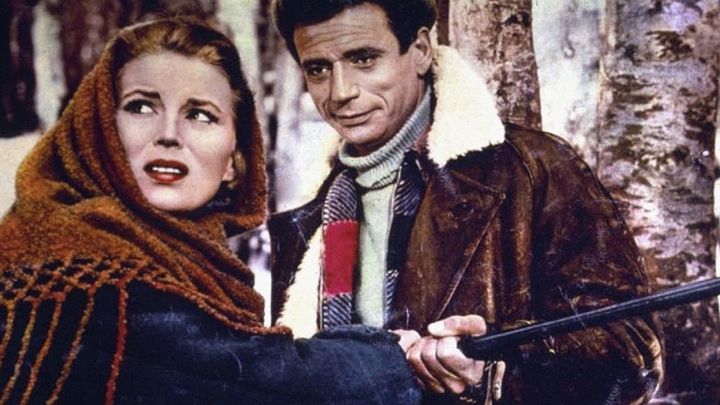 Una scena tratta dal film Uomini e lupi