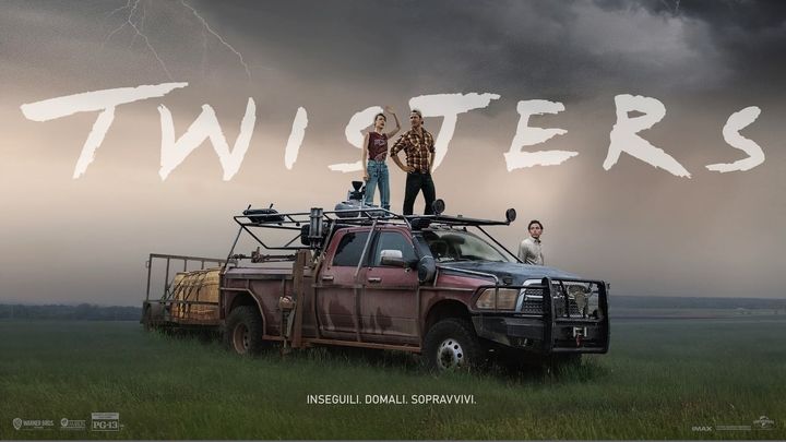 Una scena tratta dal film Twisters
