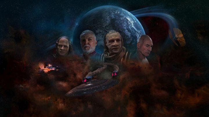 Una scena tratta dal film Star Trek - L'insurrezione