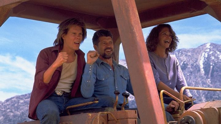 Una scena tratta dal film Tremors