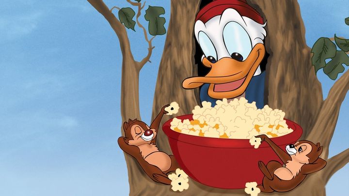 Una scena tratta dal film La guerra dei popcorn