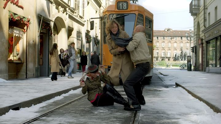 Una scena tratta dal film I giorni dell'abbandono