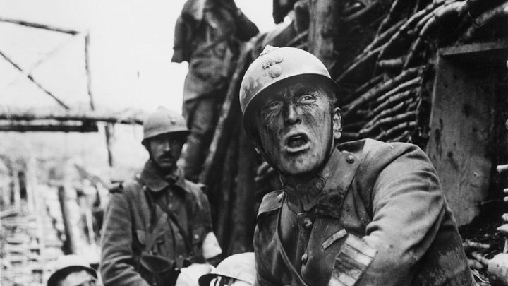 Una scena tratta dal film Orizzonti di gloria