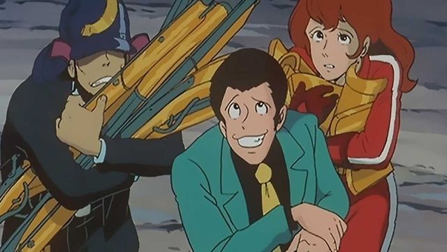 Una scena tratta dal film Lupin III: La cospirazione dei Fuma