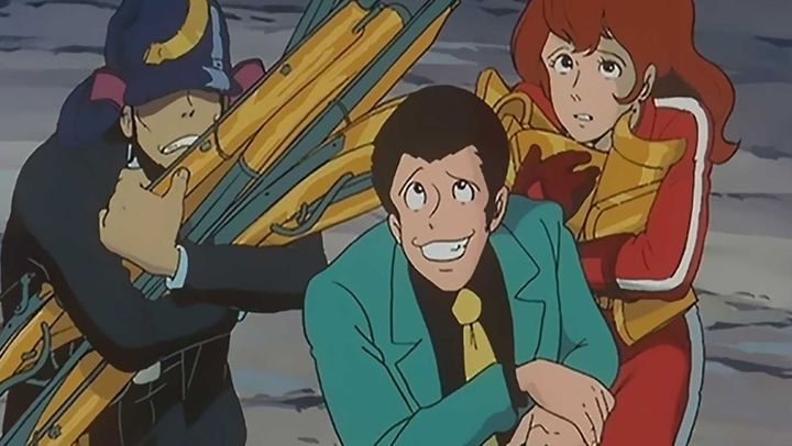 Una scena tratta dal film Lupin III: La cospirazione dei Fuma