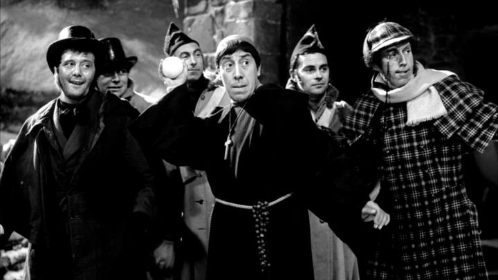 Una scena tratta dal film Arriva Fra' Cristoforo!