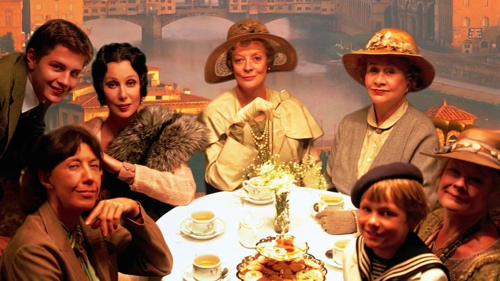 Una scena tratta dal film Un tè con Mussolini