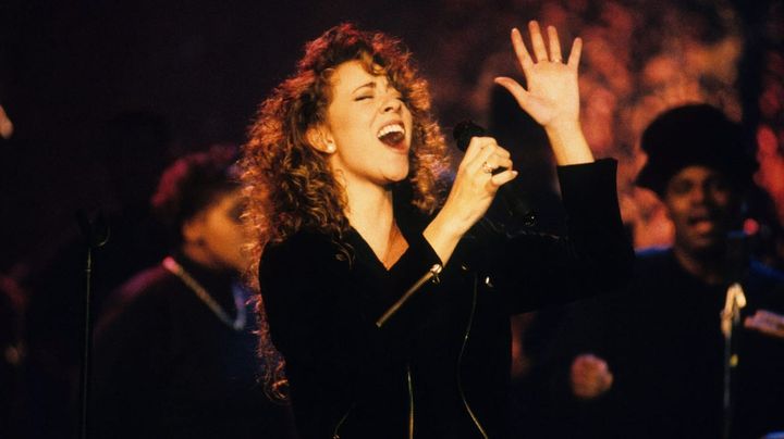 Una scena tratta dal film Mariah Carey: MTV Unplugged