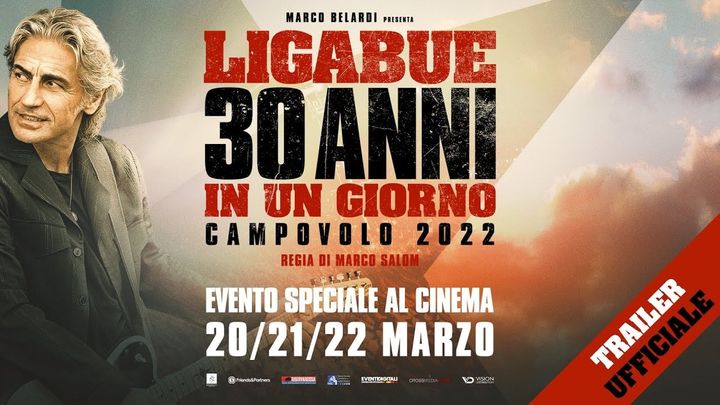 Una scena tratta dal film Ligabue – 30 anni in un giorno