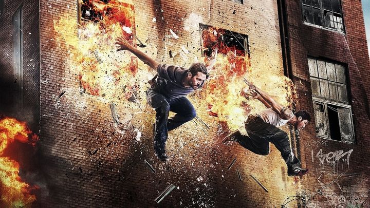 Una scena tratta dal film Brick Mansions