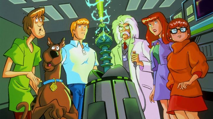 Una scena tratta dal film Scooby-Doo! e il viaggio nel tempo