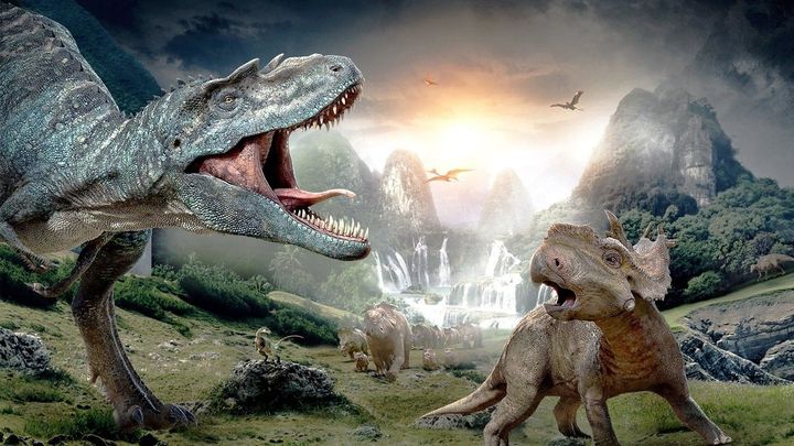 Una scena tratta dal film A spasso con i dinosauri