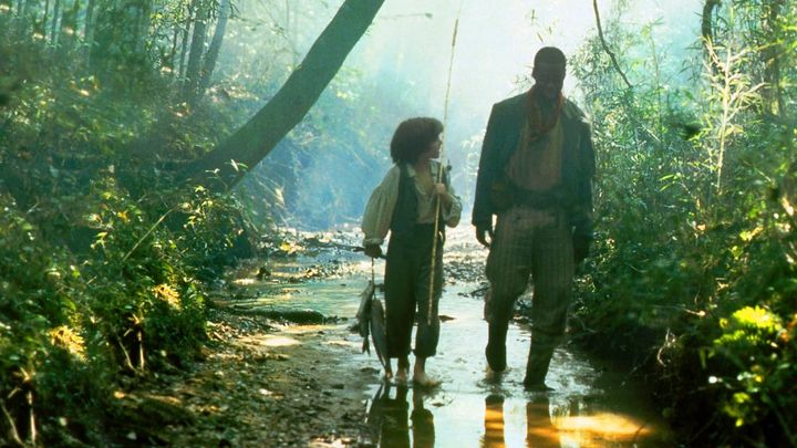 Una scena tratta dal film Le avventure di Huck Finn