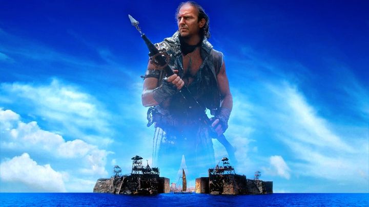 Una scena tratta dal film Waterworld