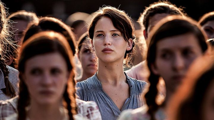 Una scena tratta dal film Hunger Games