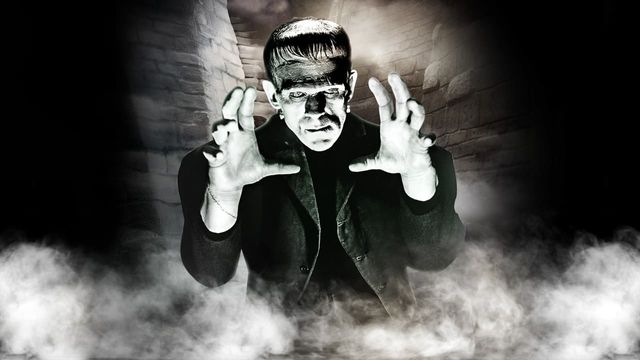 Una scena tratta dal film Frankenstein