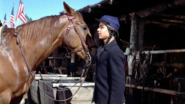 Una scena tratta dal film L'ultima battaglia del generale Custer