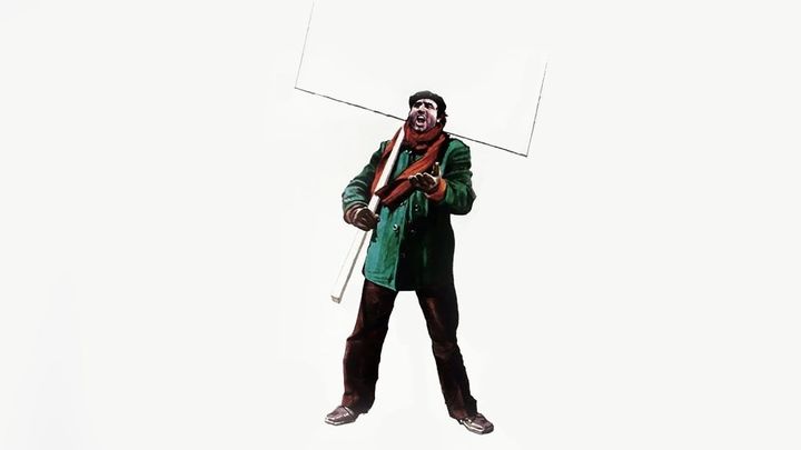 Una scena tratta dal film Il sindacalista