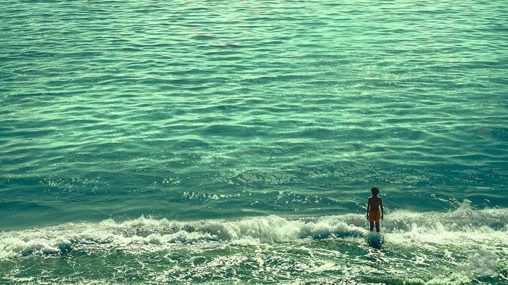 Una scena tratta dal film Denti da squalo