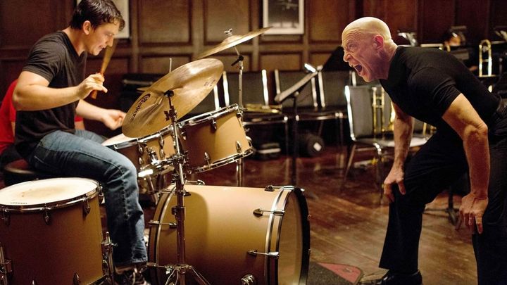 Una scena tratta dal film Whiplash