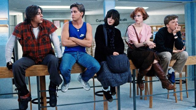 Una scena tratta dal film Breakfast Club