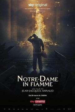 Locandina Notre-Dame in fiamme