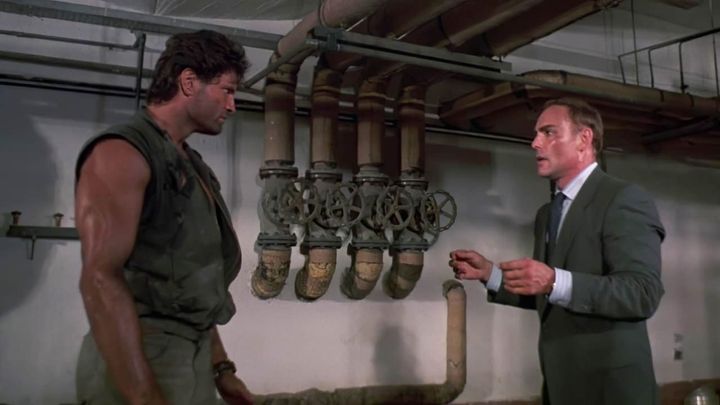 Una scena tratta dal film Vendetta dal futuro