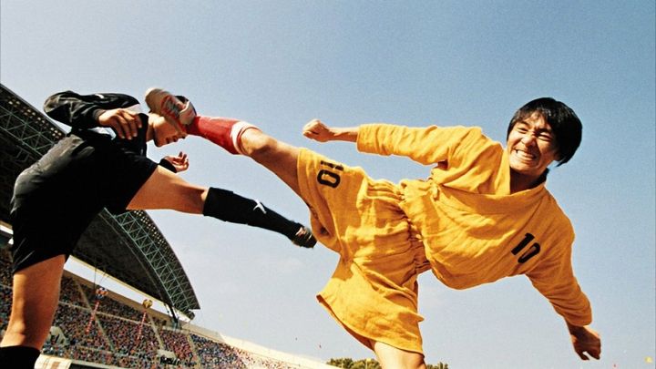 Una scena tratta dal film Shaolin Soccer