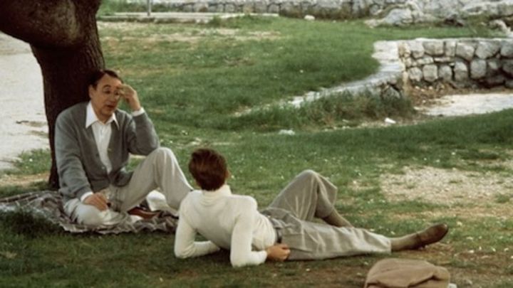 Una scena tratta dal film Gli occhiali d'oro
