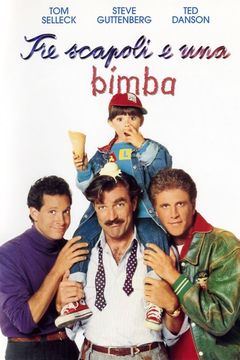 Locandina Tre scapoli e una bimba
