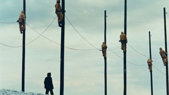 Una scena tratta dal film Il passo sospeso della cicogna