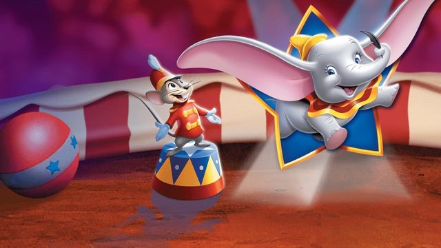 Una scena tratta dal film Dumbo